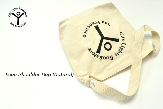 Logo Shoulder Bag / Natural | City Lights Bookstore