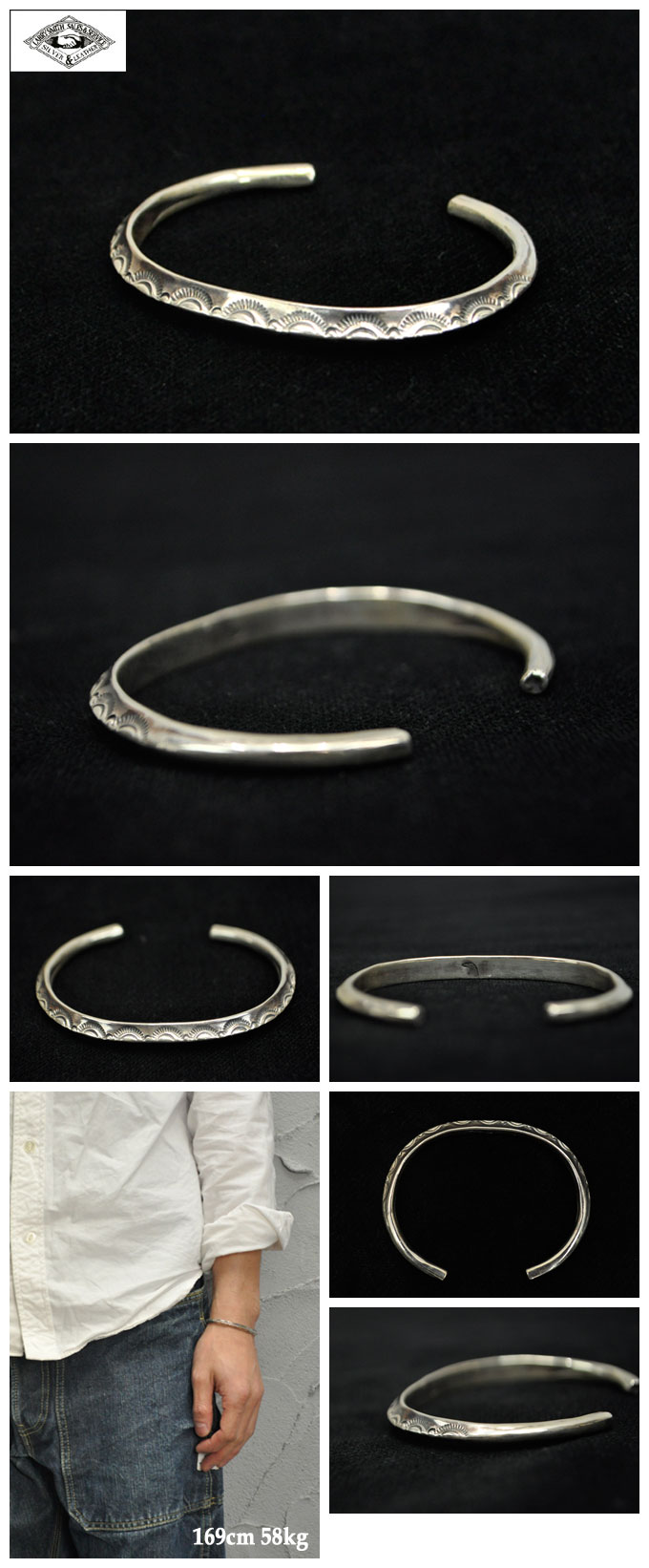 Thin Triangle Bangle-Leaf(BR-0091) / BR-0091 | LARRY SMITH（ラリー