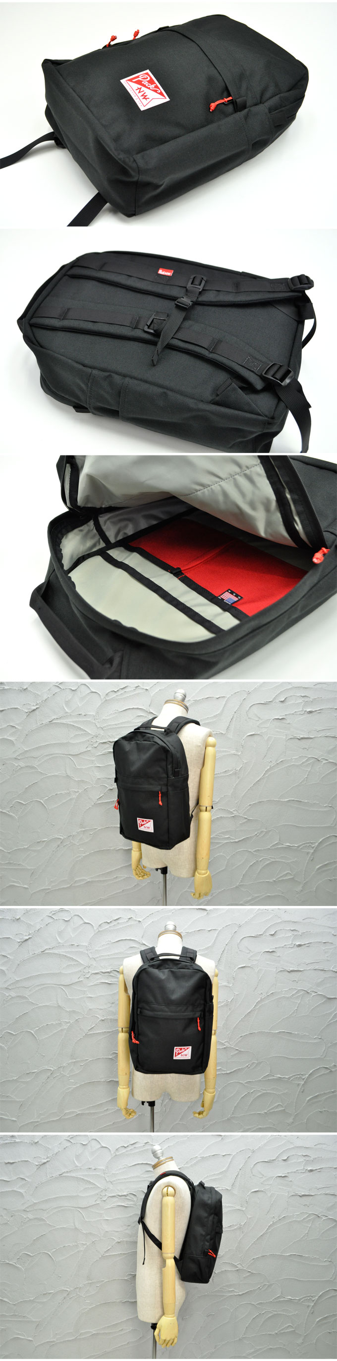 Edison Backpack / Raven | PACK NORTH WEST（パックノースウェスト） 通販 正規取扱店 バッグ