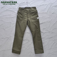 SASSAFRAS Fall Leaf Pants(Back Satin) 