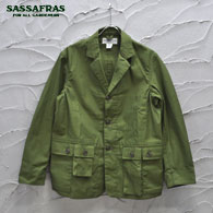 SASSAFRAS G.D.U Leaf Jacket(Back Satin) 