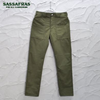SASSAFRAS Weeds Pants (C/N Ripstop 50/50)