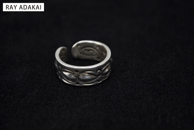 RAY ADAKAI DBL Stamp Ring Open End 