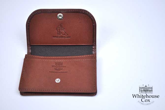 Whitehouse Cox 【Antique】S-1751 Name Card Case With Gusset 