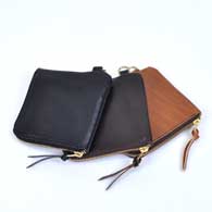 Bronson Leather Zip Wallet