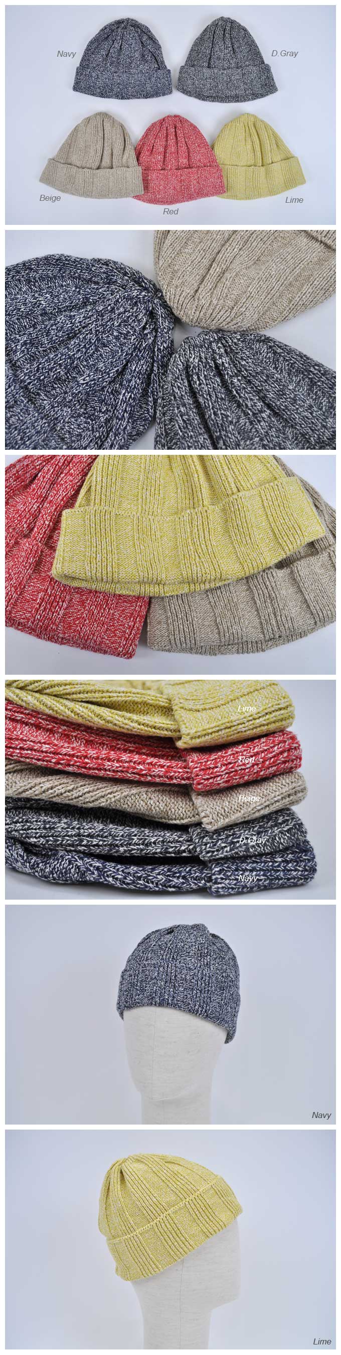 Rototo Mix Silk Cotton Beanie