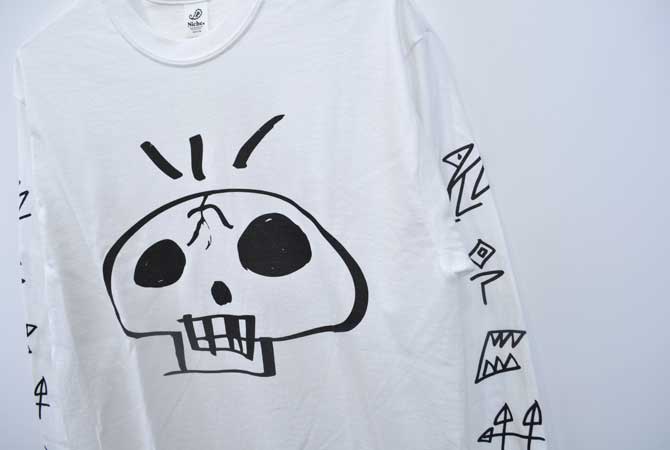 Niche (THIS TIME inc.) DISKHA＋Niche. Skull L/S T-Shirts 