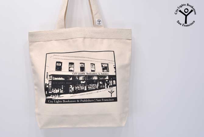 City Lights Bookstore  Store Front Tote Bag 
