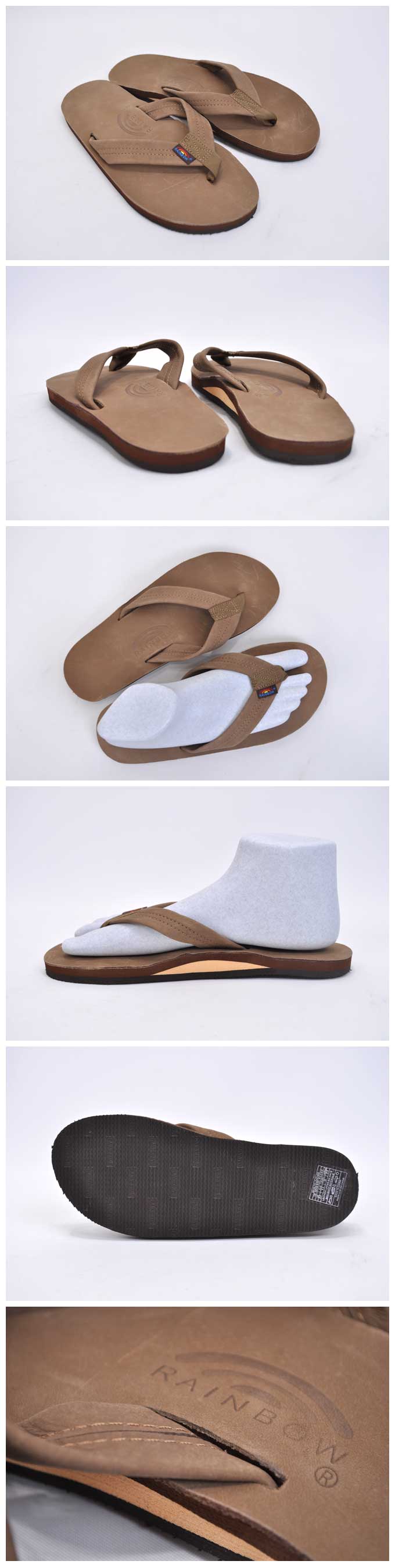 Rainbow Sandals  Premier Leather(301Alts Single Layer)