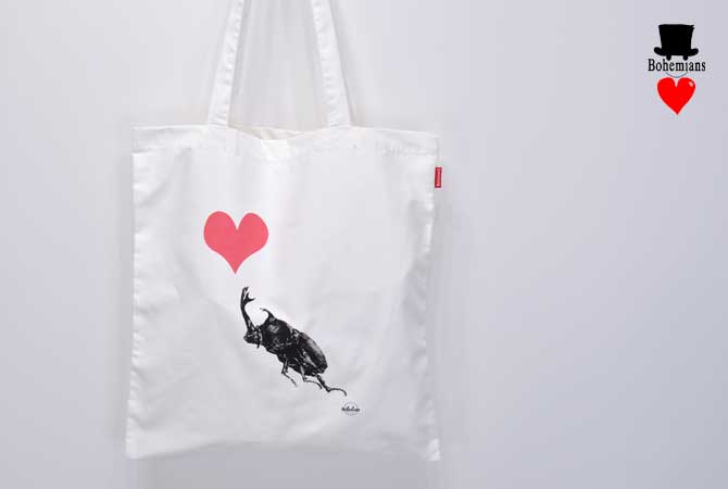 Bohemians NC Sack Bag (Beetle Heart 3)