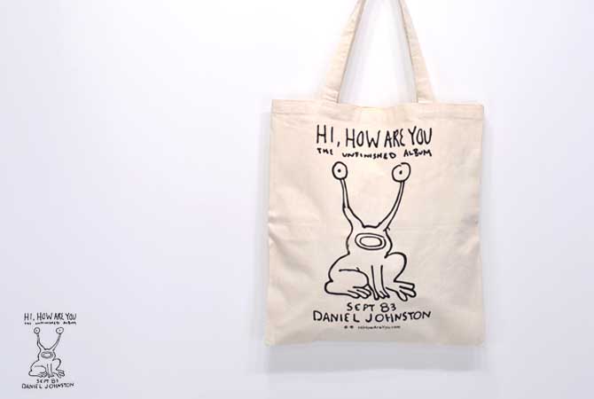 Daniel Johnston Hi How Are You Carry All Tote