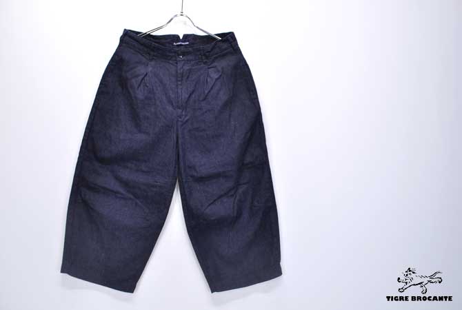 TIGRE BROCANTE Darts Wide 八分丈 Pants(Old 8oz Denim) 