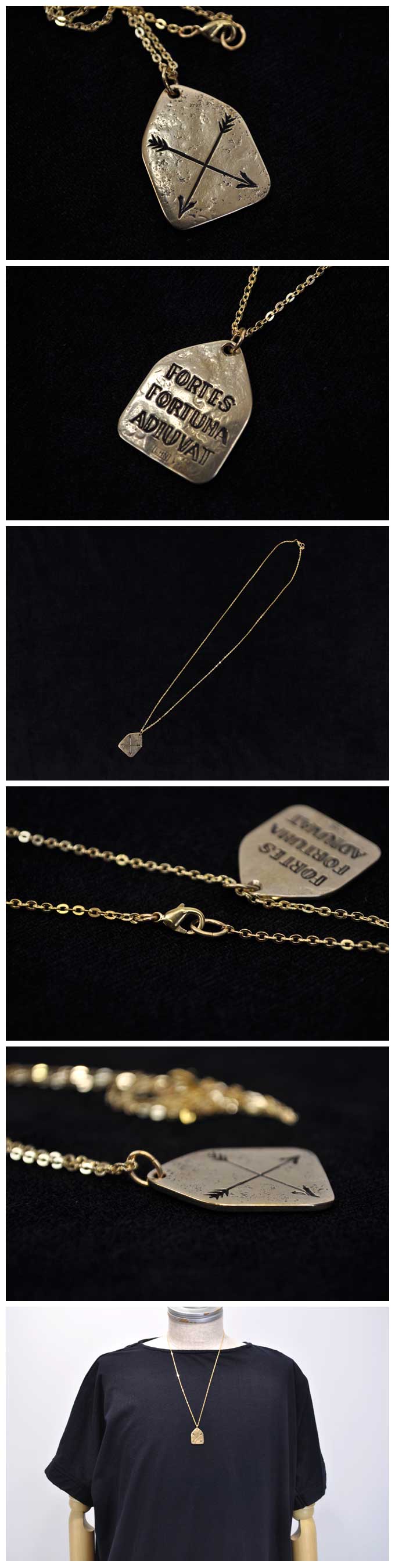 LHN Jewelry Arrow Charm Necklace