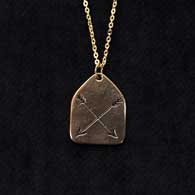 LHN Jewelry Arrow Charm Necklace