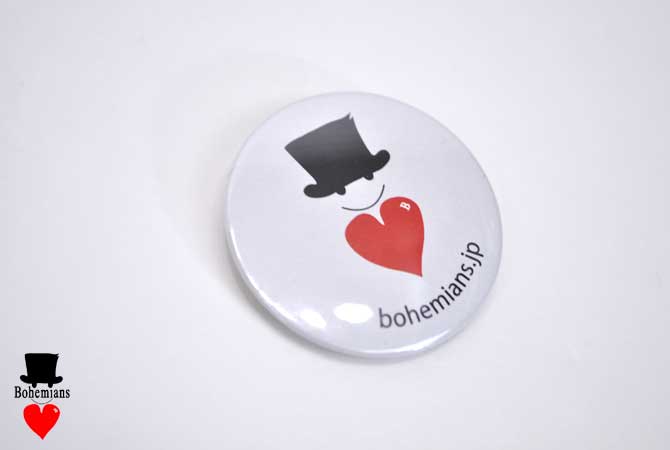 Bohemians  Love & Hat Hook Can Badge
