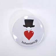 Bohemians  Love & Hat Hook Can Badge
