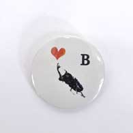 Bohemians Beetle Hook Can Badge