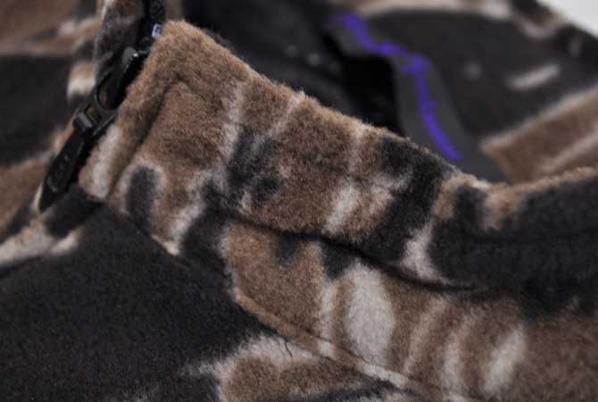 Needles 【Needles Sportswear】Warm Up Stand Collar Jac(Poly Fleece/Tiger Camo Stripe) 