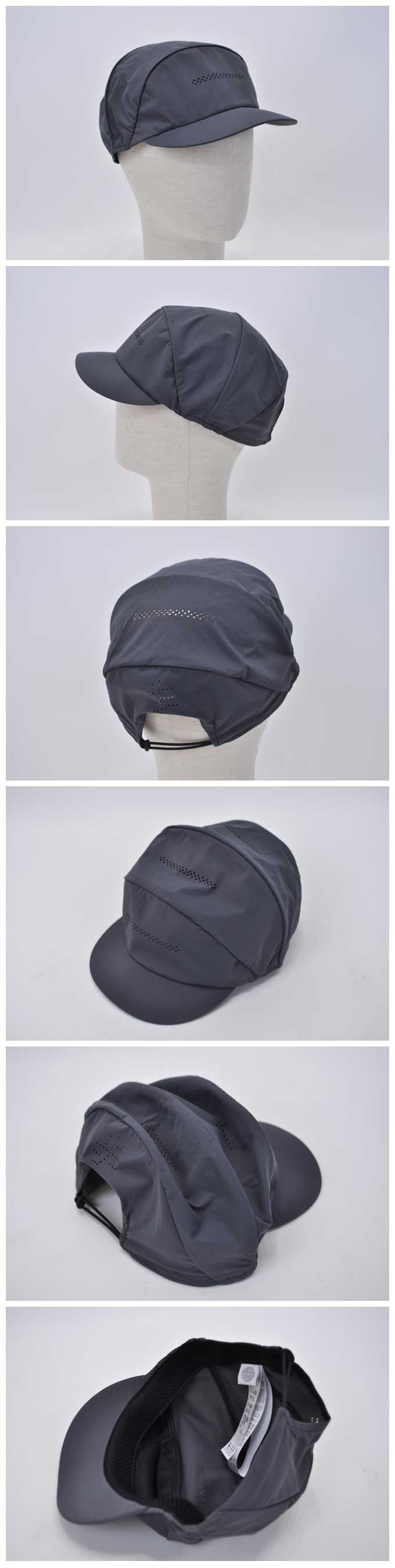 Dome Cap Short(Karu Stretch) / C.Grey | alk phenix（アルク 