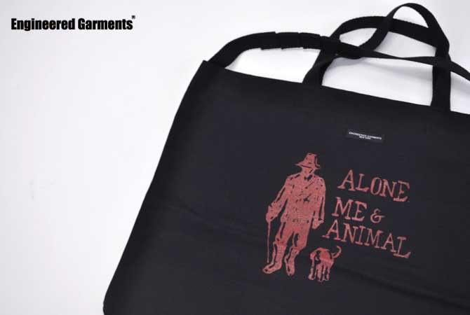 ENGINEERED GARMENTS Carry All Tote W/Strap(Alone. me & Animal)