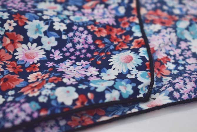 ENGINEERED GARMENTS Long Scarf (Floral Lawn)