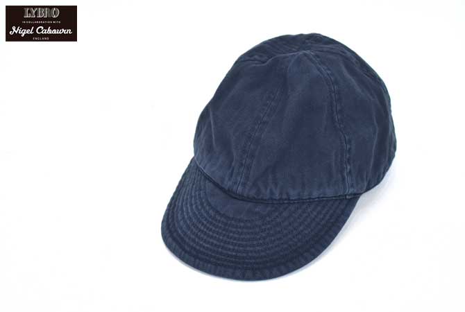 Nigel Cabourn 【Lybro】Mechanics Cap(Cotton Herringbone)