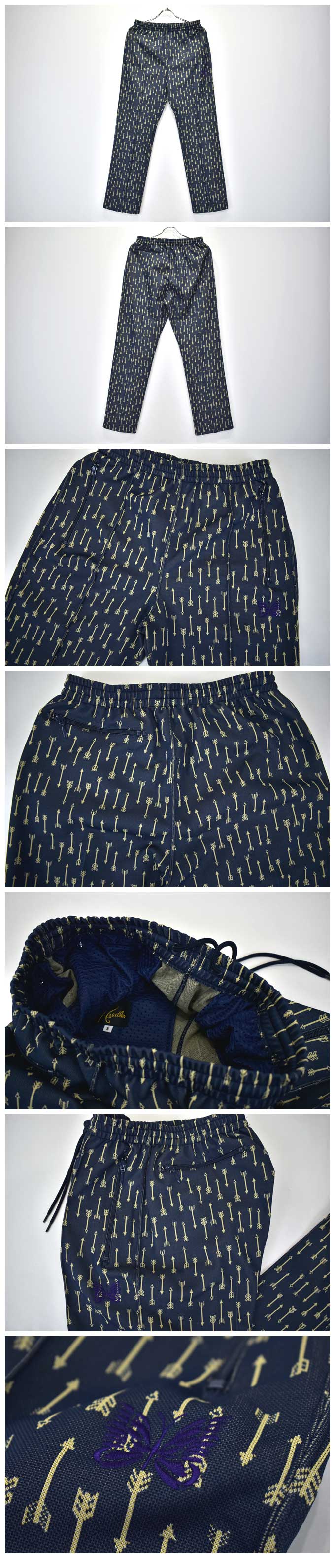 Track Pant (Poly Jacquard) / Arrow / Navy | Needles（ニードルズ） 通販 正規取扱店 ボトムス