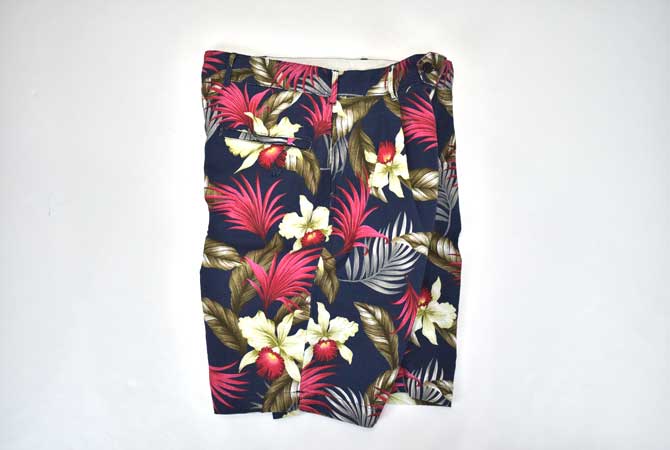 ENGINEERED GARMENTS Sunset Short(Hawaiian Floral Java Cloth)