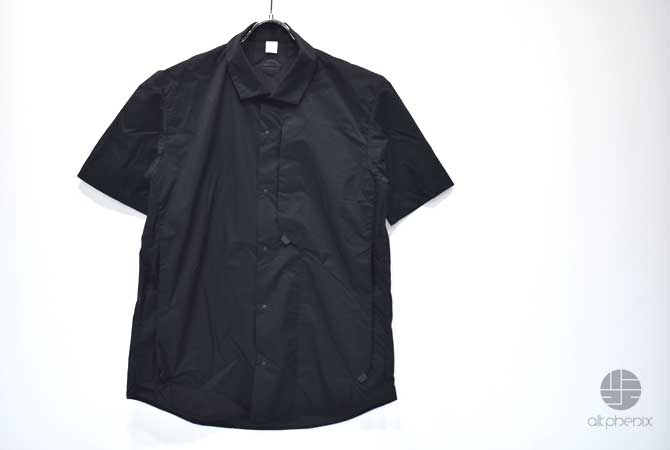 Crank Shirt S/S (Karu Stretch Vent) / Black | alk phenix（アルク 
