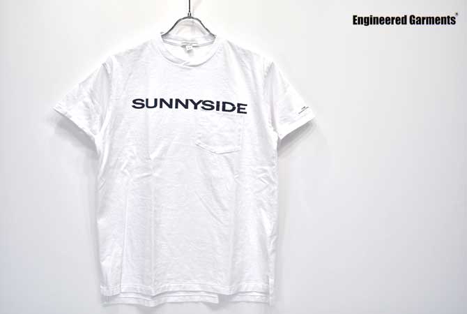 ENGINEERED GARMENTS Print Cross Crew Neck T-Shirt (Sunnyside) 