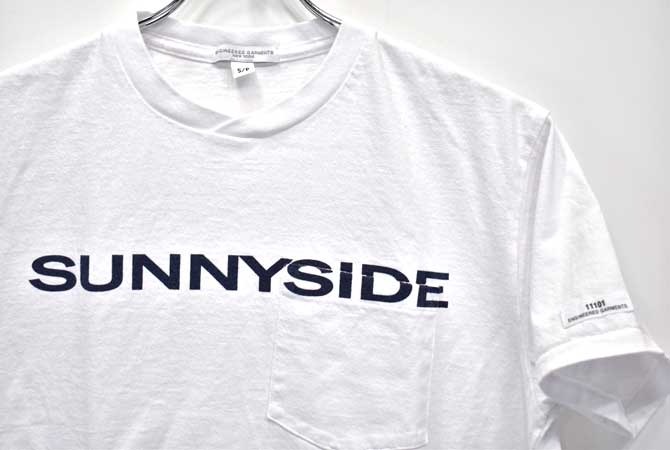 ENGINEERED GARMENTS Print Cross Crew Neck T-Shirt (Sunnyside) 