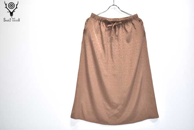 South2 West8 String Slack Skirt (Poly Jacquard / Mottled)