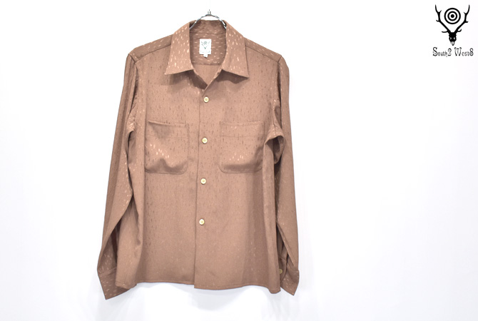 One-Up Shirt (Poly Jacquard / Mottled) / Brown | South2 West8 ...