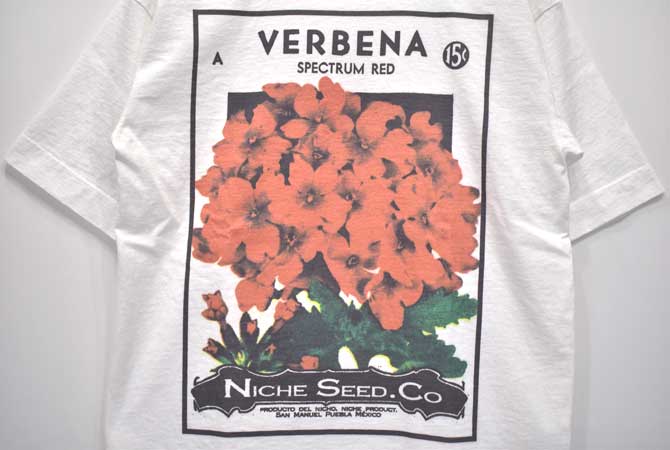 Niche (THIS TIME inc.) Flower Seeds T-Shirts(Verbena)