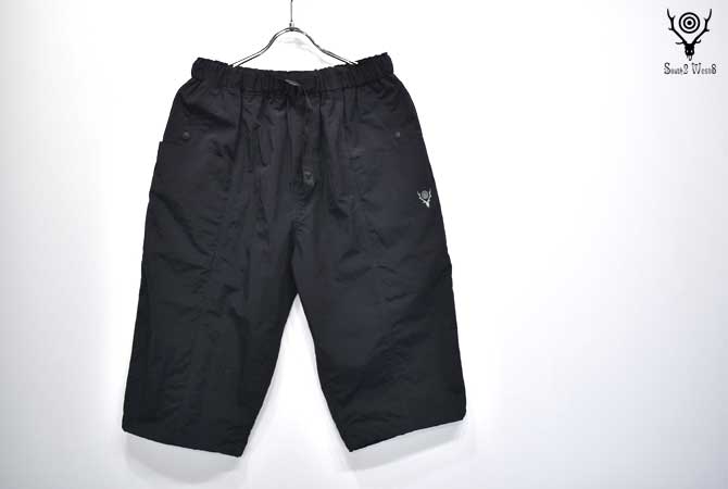 South2 West8 Belted Center Seam Three（Quater Pant/Nylon Tussore）