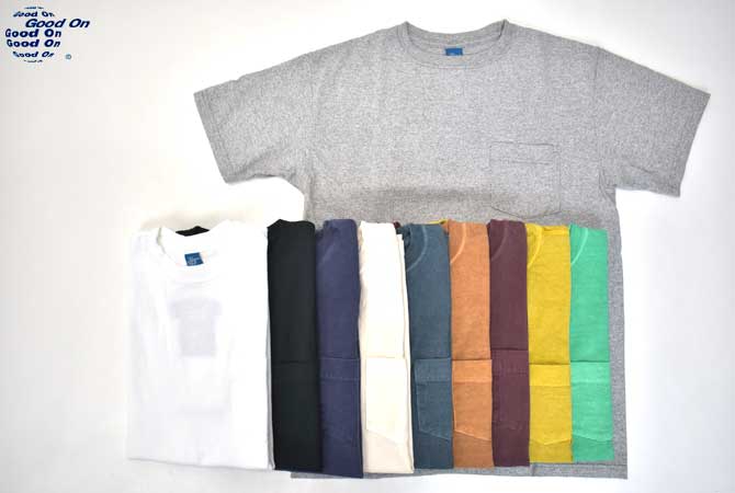 GOOD ON S/S Crew Neck Pocket T-Shirts